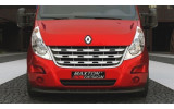 Накладка на передній бампер Renault Master MK3