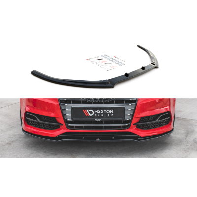 Тюнінг накладка переднього бампера Audi S3/A3 S-line 8V дорест. вер.2