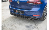 Центральна накладка на задній бампер Racing Durability VW Golf 7 рест. R