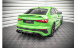 Вставка (дифузор) заднього бампера Audi RS3 8Y (чорний глянц.)