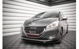 Тюнінговий дифузор переднього бампера Peugeot 208 MK1 GTI вер. 2