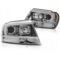 Led фари передні CHRYSLER JEEP GRAND CHEROKEE WJ хромовані