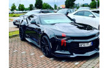 Листя на бічні пороги Chevrolet Camaro 6 ZL1 Style gloss black