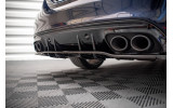 Нижня накладка на задній бампер Mercedes C W205 C43 sedan рестайл