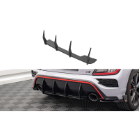 Центральний дифузор на задній бампер Street Pro Hyundai Kona N Mk1