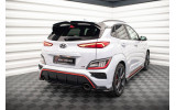 Центральна накладка на задній бампер Hyundai Kona N Mk1