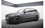 Бічні тюнінги накладки (листви) на пороги BMW X3 G01 M-Pack рестайл