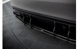 Центральний дифузор заднього бампера Street Pro Mercedes-AMG C63 Sedan / Estate W205 рестайл