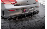 Задній дифузор на бампер Street Pro Mercedes-AMG C43 Coupe C205 рестайл