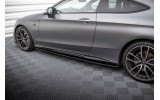 Бокові накладки (ліства) під пороги Street Pro Mercedes-AMG C43 Coupe C205 рестайл
