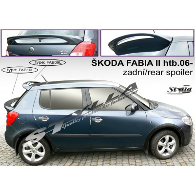 спойлер Skoda Fabia II htb (2006-...) верхній