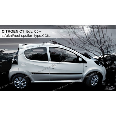 спойлер багажника Citroen C1 версія 5 дверей