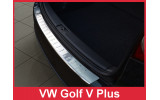 Накладка на бампер із загином Volkswagen Golf V Plus