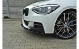 Racing дифузор переднього бампера BMW 1 F20/F21 M-Power (дорест.)