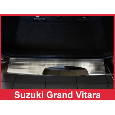 Накладка на бампер із загином Suzuki Grand Vitara