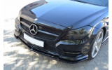 Накладка переднього бампера Mercedes CLS C218 AMG-line