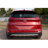 хром накладка на кришку багажника Kia Sportage (нижня)