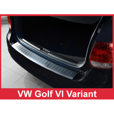 Накладка на бампер із загином Volkswagen Golf V/VI Variant Kombi