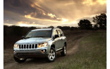 вії (накладки на фари) Jeep Compass чорні