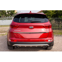хром накладка на кришку багажника Kia Sportage (25 мм)