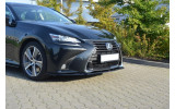 Тюнінговий дифузор переднього бампера Lexus GS Mk4 Fl вер.1