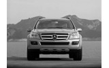 хром накладки на бампера Mercedes GL X164