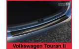 Захисна накладка на бампер із загином Volkswagen Touran II чорна
