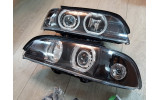 Тюнінгові фари передні BMW E39 з LED кільцями (D2S/Н7)