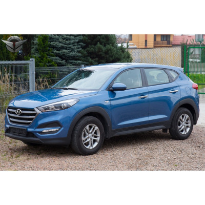 хром накладки на ручки дверей Hyundai Tucson (під ключ)