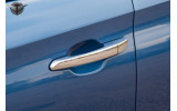 хром накладки на ручки дверей Hyundai Tucson (під ключ)