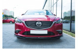 Тюнінговий передній дифузор Mazda 6 GJ Mk3 Fl вер.2