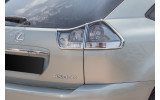хром накладки на задні ліхтарі Lexus RX350
