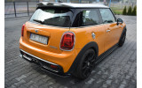 Центральний дифузор заднього бампера Mini Cooper S MK3 дорестайл (F56)