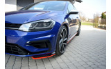 Бічні дифузори переднього бампера Volkswagen Golf VII R/R-Line рест.