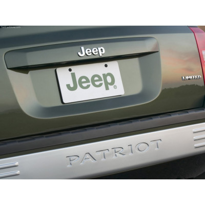 захисна накладка на бампер Jeep PATRIOT (ABS-пластик)