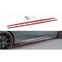 Червоні накладки на пороги BMW 1 F40 M-Pack/M135i