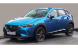 захисна накладка заднього бампера з ребрами MAZDA CX-3 (Stal)