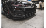 Тюнінговий дифузор переднього бампера VW Golf 7 GTI TCR