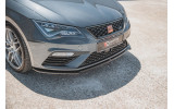 Накладка під передній бампер Seat Leon Cupra / FR MK3 FL вер.4