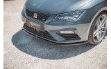 Накладка під передній бампер Seat Leon Cupra / FR MK3 FL вер.4