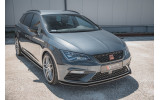 Накладка під передній бампер Seat Leon Cupra / FR MK3 FL вер.4