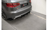 Накладка заднього бампера Racing Audi RS3 8V Sportback вер.1