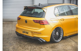 Накладка заднього бампера з ребрами VW Golf 8