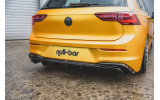 Накладка заднього бампера з ребрами VW Golf 8