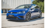 Накладка переднього бампера VW Golf 7 R/R-Line FL вар. 9