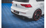 Центральна накладка заднього бампера VW Golf 8 версія GTI