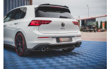 Центральна накладка заднього бампера VW Golf 8 версія GTI