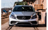 Накладка переднього бампера Mercedes E63 AMG Sedan W212 рестайл