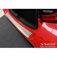 захисна накладка на задній бампер Toyota Yaris 4 Hatchback 5D
