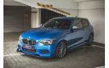 Дифузор переднього бампера з накладками Racing BMW M135I F20